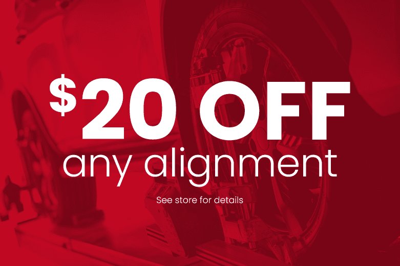 Get $20 off any alignment