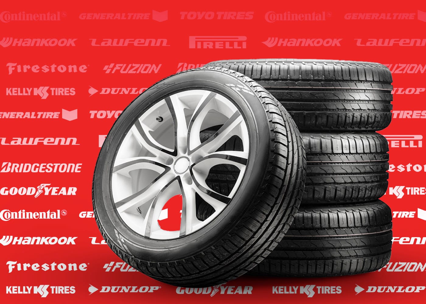 Set of 4 High Performance Tires and Wheels